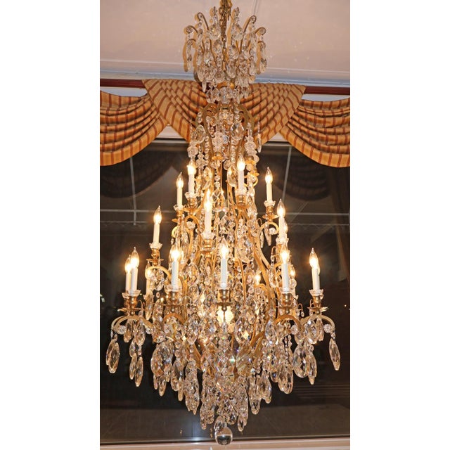 Renaissance 24 Light Schonbek Renaissance 3783 French Style Crystal Chandelier For Sale - Image 4 of 18