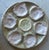 Tan Hand Painted European Pottery Oyster Plate For Sale - Image 8 of 12