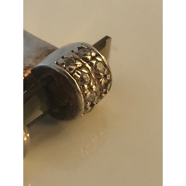 Metal Abstract Smoky Topaz Sterling Ring (Size 9) For Sale - Image 7 of 10