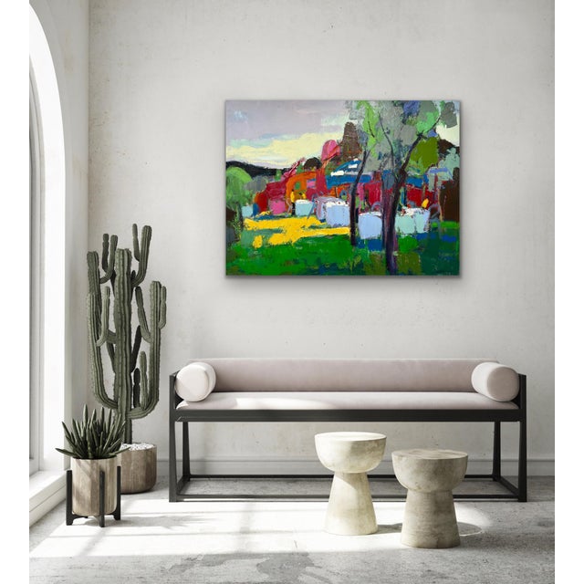 2020s Contemporary Abstract Original Oil Painting For Sale - Image 5 of 12