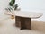 Mid 20th Century Post Modern Pink and Beige Granite Stone Dining Table For Sale - Image 10 of 10
