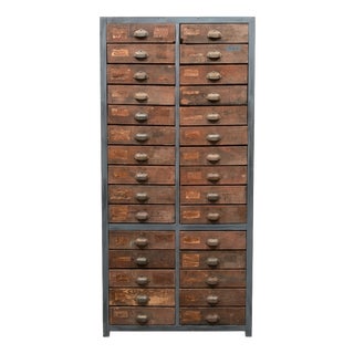 Antique Haberdashery in Oak, 1910 For Sale