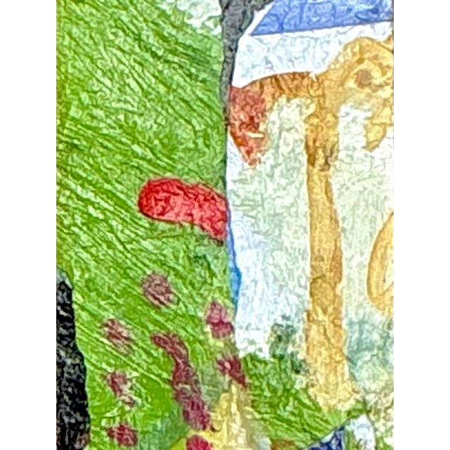 Vintage Framed Abstract Oil Painting For Sale - Image 12 of 12