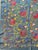 Blue Silk Suzani Wall Decor With Red Pomegranates For Sale - Image 4 of 10