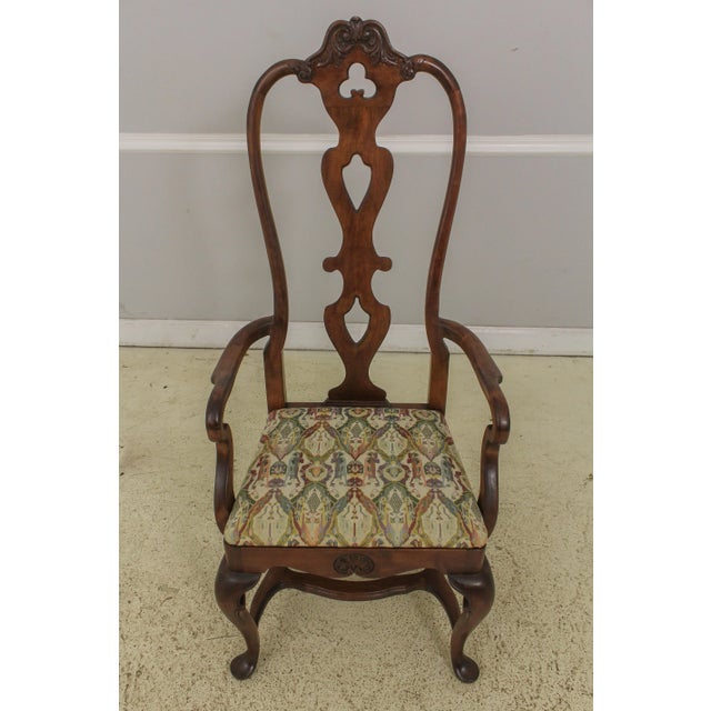 Age: C.1930s Details: Tight & Sturdy Stretcher Base Frames Extra Tall Backs Refinished Approx. 20 Years Ago Nice Pierced...