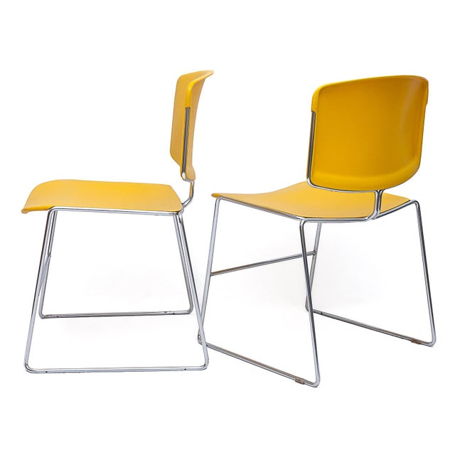 Vintage Max Stacker Chairs, 1970s, Set of 6 For Sale - Image 6 of 14