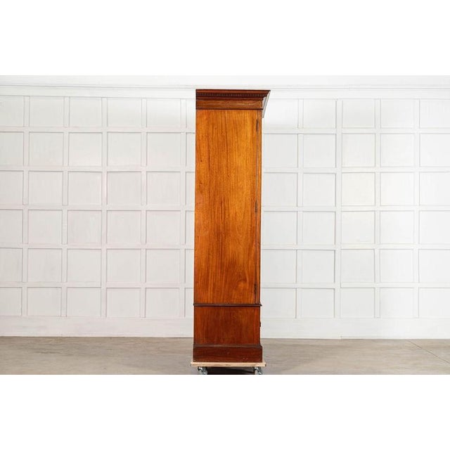 Large English Inlaid Mahogany Double Wardrobe, 1890 For Sale - Image 10 of 18