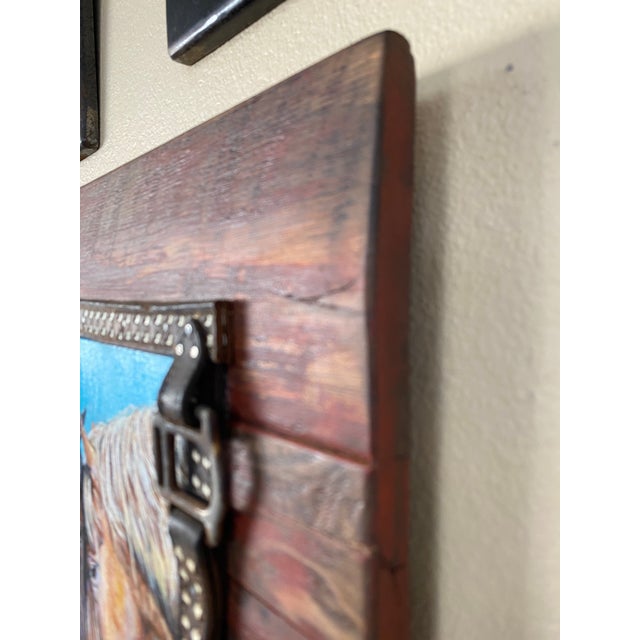 "Connected Hearts", Willie Britt, Original Acrylic Painting, the Sweet Bonding of Two Horses For Sale - Image 11 of 11