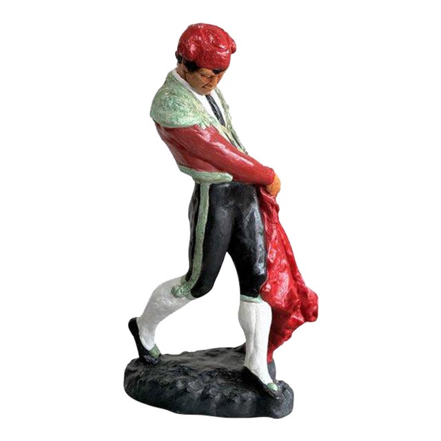 Vintage Tuscany Studio Bullfighter Figurine For Sale