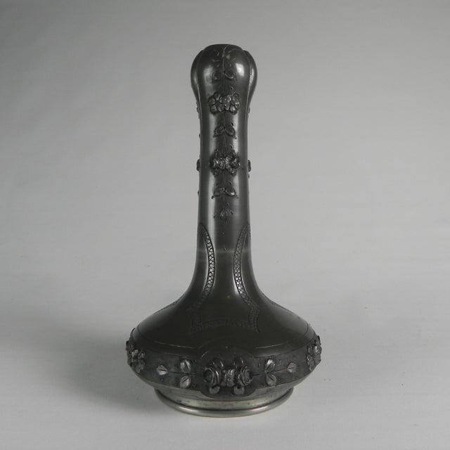 Art Nouveau Tin Vase by Pechez, Early 20th Century For Sale - Image 5 of 18