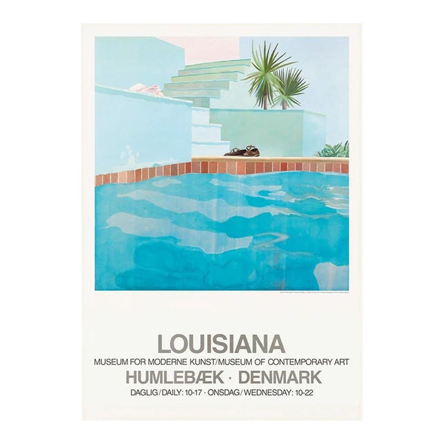 David Hockney Pool and Steps Poster For Sale