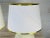 Vintage 1970s Cream & Gold Round Table Lamps, Pair For Sale - Image 4 of 11