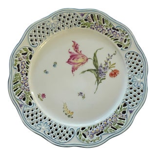 Hand-Painted Decorative Plate For Sale