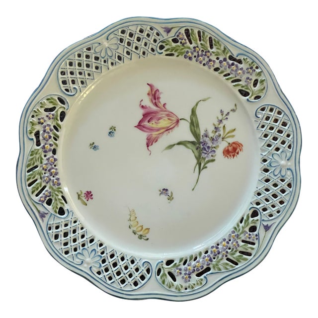 Hand-Painted Decorative Plate For Sale