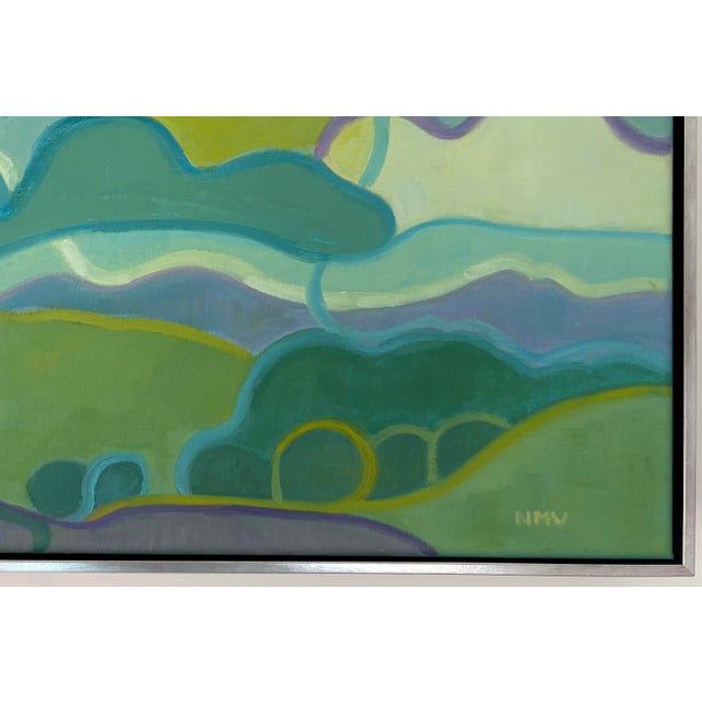 “Sky Dance” Oil on Linen by Nancy M. Vignola - For Sale - Image 4 of 7