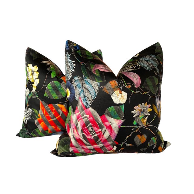 Custom Christian Lacroix Malmaison Designer Pillows a Pair Chairish