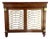 Late 20th Century Kittinger Traditional Mahogany Credenza With Brass Grille Doors For Sale