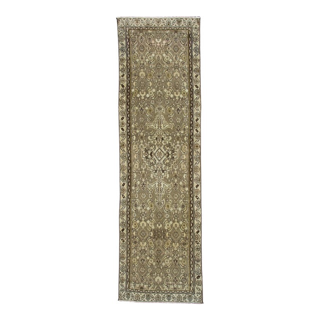 Turkish Oushak Runner Rug 2'8" x 6'6" #17520 For Sale