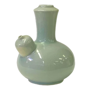 Chinese Porcelain Light Celadon Crackle Underlay Jug Plain Vase