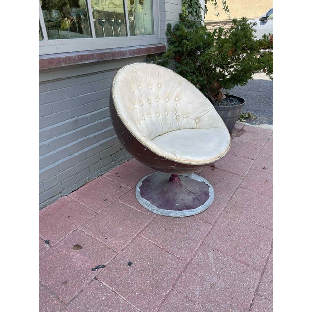 1960s Ball Chair Eero Aarnio Asko Style Original, 1970s For Sale - Image 5 of 8