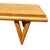 1950s Bespoke Mid-Century Stepped Oak Coffee Table W/ Knife Legs by Manheim House For Sale - Image 11 of 11