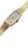 Vintage 1960 14k gold Omega women's wristwatch with a diamond-encrusted watch face containing over 20 1ct diamonds and...