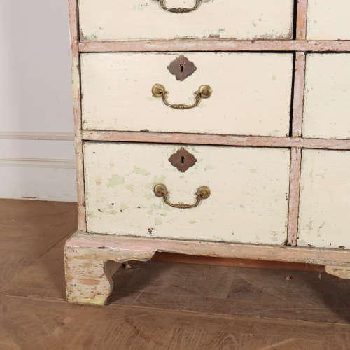 Georgian Original Painted Bookcase For Sale - Image 4 of 14