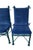 2 Vintage Pompeii Babylon Designer Side Chairs Twisted Aluminum Faux Verdigris For Sale - Image 4 of 13