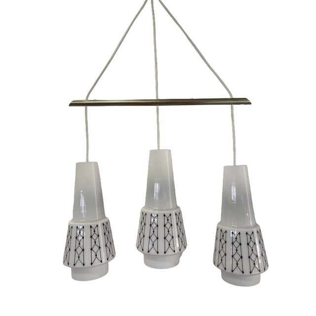 Vintage Pendant Lamp by Lisa Johannson, 1950 For Sale