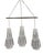 Vintage Pendant Lamp by Lisa Johannson, 1950 For Sale