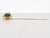 Signed Krementz 14k Gold & Nephrite Jade Cabochon Art Deco Stickpin For Sale - Image 11 of 13