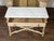 19th Century, Bleached Walnut Console Table with White Marble Top, Faceted Legs For Sale - Image 11 of 12