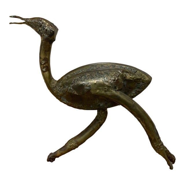 Vintage Abstract Bird Sculpture For Sale