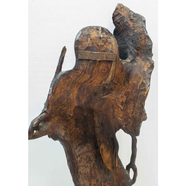 Large Chinese or Japanese Carved Rootwood Sculpture For Sale - Image 10 of 13