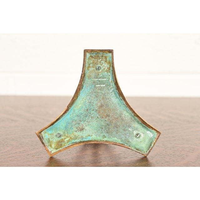 Tiffany Studios New York Bronze Candlestick, Circa 1910 For Sale - Image 11 of 14