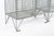 Pair British Industrial Metal Wire Mesh Locker Sets, Made in the Uk For Sale - Image 9 of 12