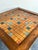 Brown Vintage Monumental Wood Scrabble Board Game Table For Sale - Image 8 of 17