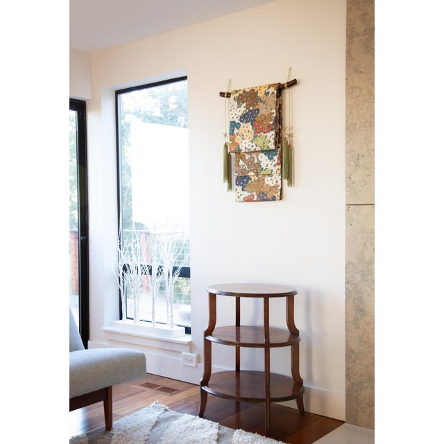 1960s Mid-Century Japanese Obi Wall Art For Sale - Image 5 of 5