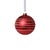 Add a festive touch to your seasonal décor with this set of 6 matte glass ball ornaments, each detailed with a charming...