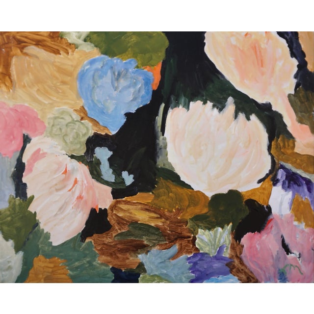 The artist is an avid gardener, although she has to stick to plants that the rabbits and deer won't eat! Garden Party is...