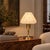 Ibe-Konst Ystad, Swedish Mid-Century Modern, Table Lamp, Brass, Opaque Glass, Sweden, 1950s A unique table lamp designed...
