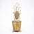 1980s Italian Mid-Century Gilt Wrought Iron Vanity Chair For Sale - Image 5 of 9