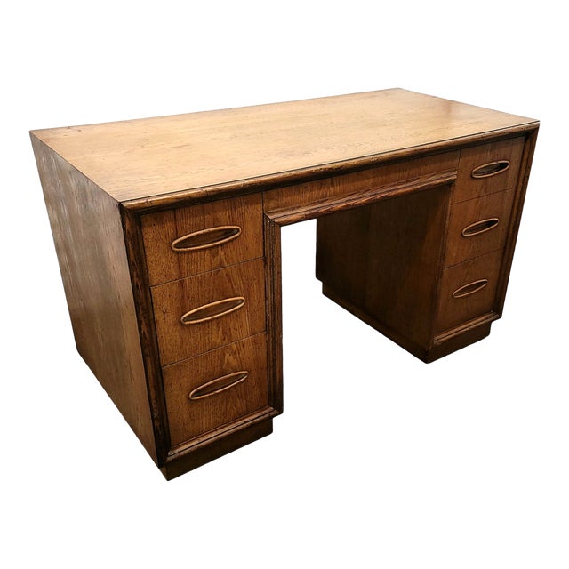 Henredon Circa 1960s Pedestal Desk For Sale
