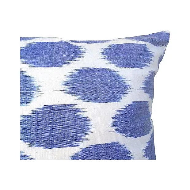 Custom pillow made from vintage, silk Ikat textile purchased at The Grand Bazaar in Istanbul. Linen back, hidden zipper...