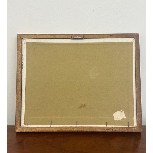 Orange Vintage Floral Still Life Oil Painting – Signed A. Hoodless – Framed Impressionist Flower Art For Sale - Image 8 of 8
