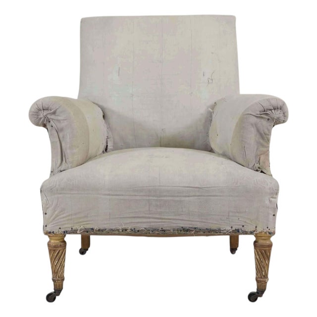 19th Century French chair, Ready to Upholster For Sale