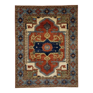 Oriental Handmade Rug 9' x 11'9" For Sale