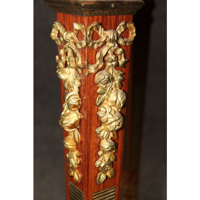 Superb Quality French Empire Marble Top Bronze Ormolu Center Table Circa 1880 For Sale - Image 12 of 12