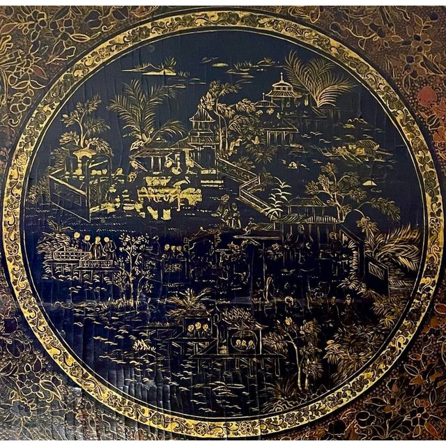 Antique Tilt-Top Chinoiserie Gueridon Table For Sale In Atlanta - Image 6 of 12