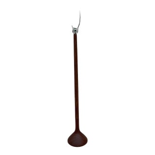 Sculptural Mid-Century Danish Teak Onion Floor Lamp For Sale